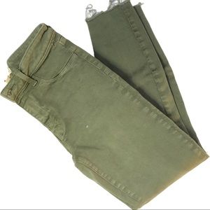 L’AGENCE Olive Green Skinny Jeans